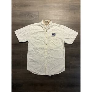 Vintage HP Hewlett Packard Invent Men's White Shirt S/S Button Down Size XL 90s